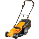 Meb1840m tondeuse lectrique gazon 1800w 40cm, 6 hauteurs rglable 20 - 70mm, 42l bac de ramassage 2 ...