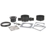 Lazer - siphon sol rotaflux sortie horizontal avec grille et rhausse