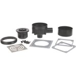 Lazer - siphon sol rotaflux sortie verticale avec grille et rhausse