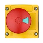 Baco lbx13102 bouton d'arrt d'urgence en botier 240 v / ac 2. 5 a 2 nf (r) ip66 1 pc(s) w70317