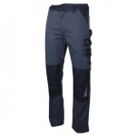 Lebeurre - pantalon de travail lma sulfate taille 46 gris sombre / noir multipoches z�ro m�tal
