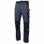 Lebeurre - pantalon de travail lma sulfate taille 56 gris sombre / noir multipoches z�ro m�tal