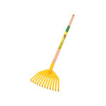 Balai gazon plastique enfant - manche bois certifi pefc 100% - leborgne