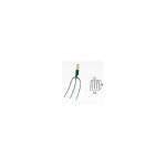 Fourche � foin douille 3 dents - 26 cm - sans manche - leborgne