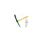 Leborgne - pioche de terrassier douille ovale 2 kg - manche novamax Leborgne - pioche de terrassier douille ovale 2 kg - manche novamax