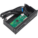 Lecteur de cartes interne usb 3. 0 pour pc - panneau avant avec ports m. 2, sd, ms, xd, cf, tf