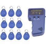 Lecteur de carte portatif 125khz rfid lecteur criture copieur duplicateur copieur + 6pcs crite t5577 ...