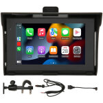 Lecteur mp5 5 pouces avec �cran tactile ips pour moto, double fonction bluetooth, �tanche ip67, lecteur ...