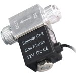 Lectrovanne pour r�gulateur de syst�me de co2 d'aquarium sortie dc 12v connecter 4 6mm tube ou compteur ...
