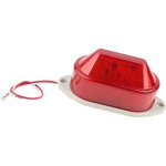 Led gyrophare voyant, clignotant lampe lumire d'avertissement d'alarme lumire, ac 220v, rouge