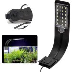 Led lampe d'aquarium Éclairage d'aquarium super mince avec lumière blanch, e et bleue, 2. 5a, noir Led lampe d'aquarium Éclairage d'aquarium super mince avec lumière blanch, e et bleue, 2. 5a, noir