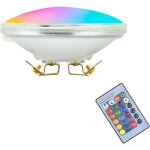 Led rgb par36 9w ac / dc 12v fond d'eau lumi�re de piscine �tanche ip65 lampe de piscine lumi�re contr�le ...