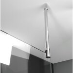 Leda - barre de stabilisation au plafond pour parois de douche 5, 6 et 8 mm