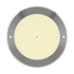 Lampe de piscine led slim 5mm Ø230mm, 12v ac / dc, ip68, 35w, acier Lampe de piscine led slim 5mm Ø230mm, 12v ac / dc, ip68, 35w, acier