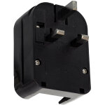Adaptateur prise type f tte large avec cble bas  prise type g (uk) noir