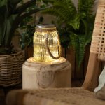 Efectoled - bocal en verre led portable solaire winy 3000k blanc chaud