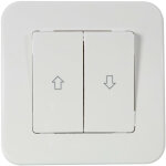 Interrupteur pour volets roulants automatiques classic blanc