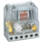 Legrand 049167 t�l�rupteur 2p - 10 ax - 250 v - intensit� absorb�e 0, 04 a