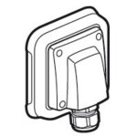 Legrand 069850 - sortie de c�ble 20 - 32a plexo ip55 - complet encastr� - gris