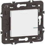 Legrand 077701la interrupteur connect� mosaic sans neutre avec variateur et netatmo - blanc