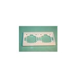 Legrand 088585 enjoliveur - double plaque horizontale - blanc - 2 postes diplomat