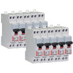 Legrand - lot de 10 disjoncteurs dnx 20a - uni + n - 230v - � vis (406775)