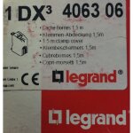 Legrand - 406306 - cache bornes pour produits dx? 1, 5 modules / pôle Legrand - 406306 - cache bornes pour produits dx? 1, 5 modules / pôle
