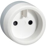 Adaptateur 2p 16a 230v - fiche standard fran�ais sur prise standard am�ricain - legrand