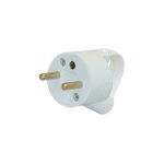 Legrand - annela fiche m�le 16a avec terre et serre - c�ble blanc - 050420