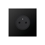 Prise simple noir mat 2p + t art darnould univers epure arnould 16 a 250 v ard67831