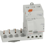Bloc diffrentiel adaptable  vis dx pour disjoncteur 1 module par ple 4 ples 400v 40a type ac 30ma ...