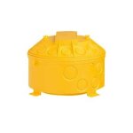 Boite cloison seche � 140mm prof 100mm jaune 23 entr�es pour comble et hourdis ip20 batibox legrand 089380 ...