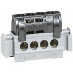 Bornier de rpartition isol ip 2x phase 4 connexions 1, 5 a 16mm longueur 47mm 26745 - legrand