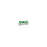 Bornier de rpartition isol ip2x terre 1 connexion 6mm  25mm vert longueur 176mm legrand 004836
