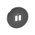 C�liane enjoliveur prise usb double graphite - 067956 - legrand