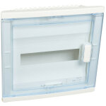 Coffret modulaire encastr 1 range 12 + 2 modules avec porte isolante galbe transparente legrand 001521 ...