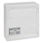 Coffret multim�dia basique avec brassage �quip� et pr�c�bl� 4 prises rj45 (413218)