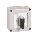 Legrand - commutateur � cames - pr12 - 2p - 2 contacts - avec bo�tier 76 x 76 mm 027711