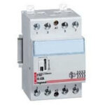 Legrand - contacteur de puissance cx� bobine 230v 4 p�les 250v 63a contact 4f 3 modules 412556