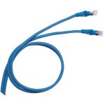 Cordon c6 f / utp pvc bleu 3 m legrand 051764