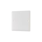Couvercle universel carr� 100x100mm pour boite d80mm batibox legrand