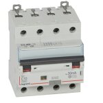 Legrand - disjoncteur diffrentiel dx 6000 - vis / vis - 4p 400v - 10a - type ac 30ma - courbe c - 4 ...
