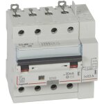 Disjoncteur diff�rentiel legrand dx3 25a courbe c 30ma 4 poles type ac - vis / auto