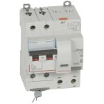 Legrand - disjoncteur differentiel dx3 6000 vis 2 poles 400v 25a type ac 30ma 10ka courbe c 4 modules ...