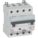 Disjoncteur diffrentiel monobloc dx6000 10ka arrive haute et dpart bas  vis 4 ples 400v 32a type ...