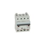 Disjoncteur diffrentiel monobloc dx6000 10ka arrive haute et dpart bas  vis 4p 400v - 32a - typeac ...