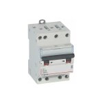 Disjoncteur dx3 4 ples 400v courbe c 20a 6000a 3 modules legrand 407908