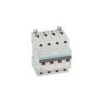 Legrand - disjoncteur dx�6000 arriv�e haute et d�part bas � vis 4 p�les 400v 6a courbe c pour peigne ...