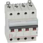 Legrand - disjoncteur dx�6000 arriv�e haute et d�part bas � vis 4 p�les 400v 10a courbe d pour peigne ...