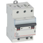 Legrand - disjoncteur dx6000 10ka arrive haute et dpart bas  vis 3 ples 400v 16a courbe d pour peigne ...